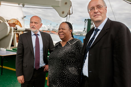 Den sydafrikanske forskningsminister Naledi Pandor. Foto: Mikael Schlosser