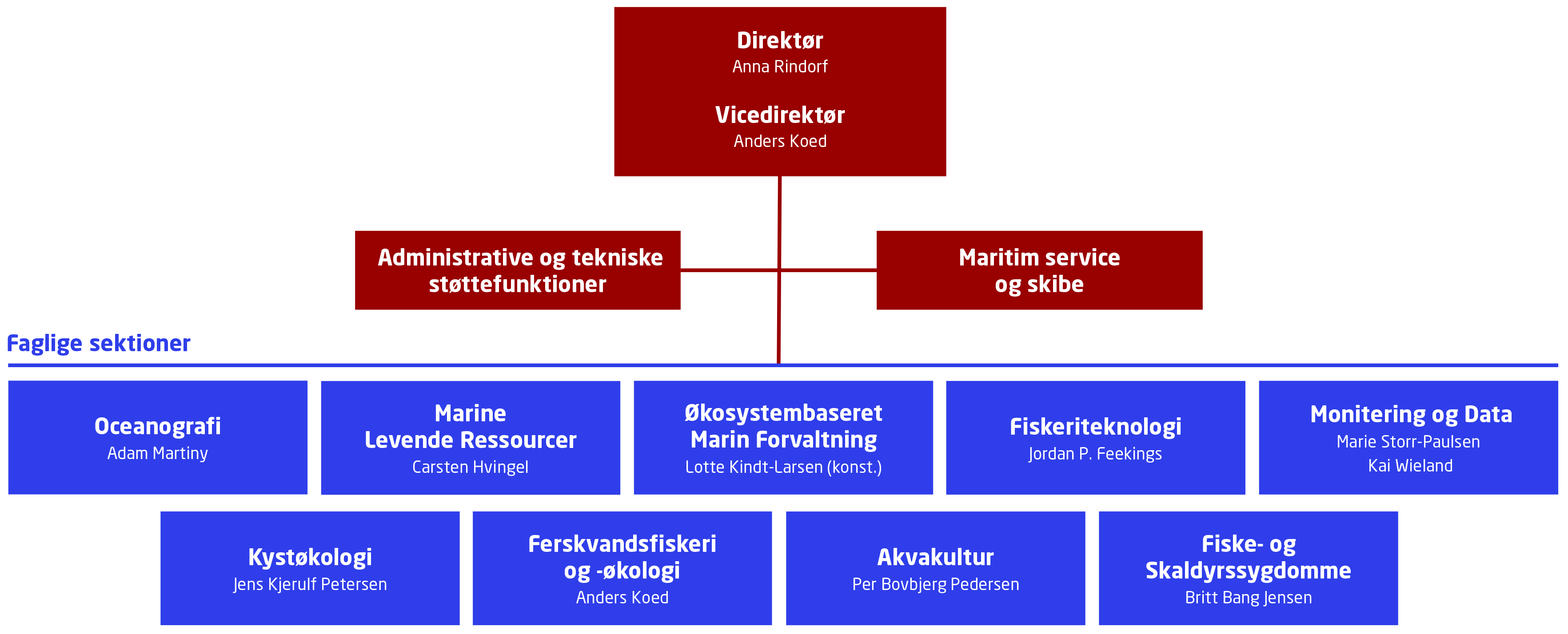 DTU Aquas organisation