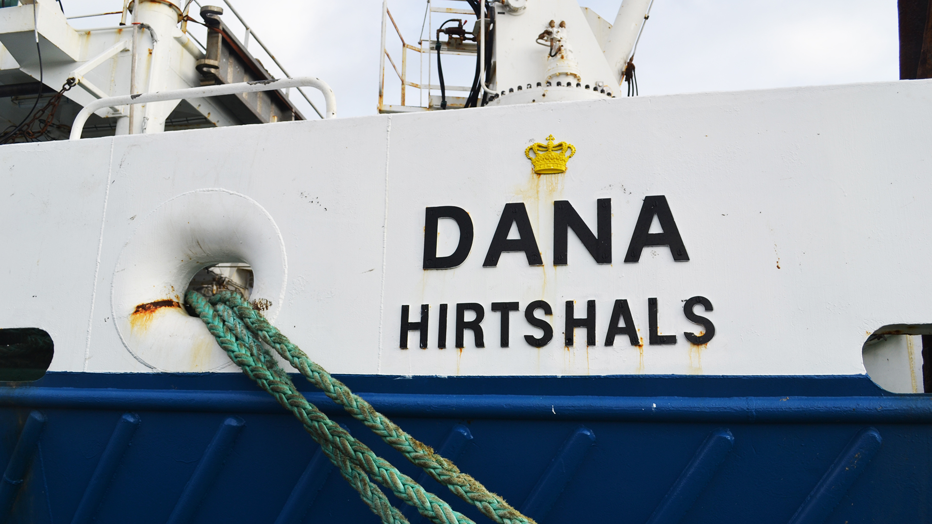 Havforskningsskibet Dana IV. Foto: Helle Falborg.