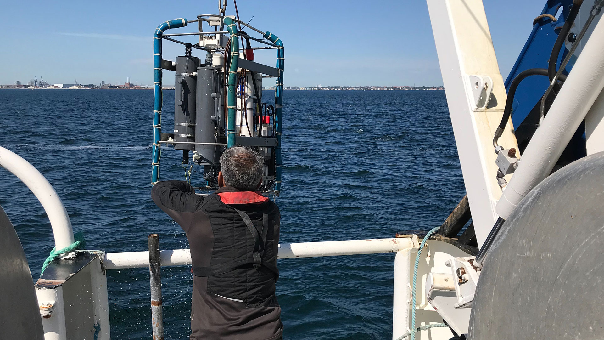 ctd deployed from havfisken