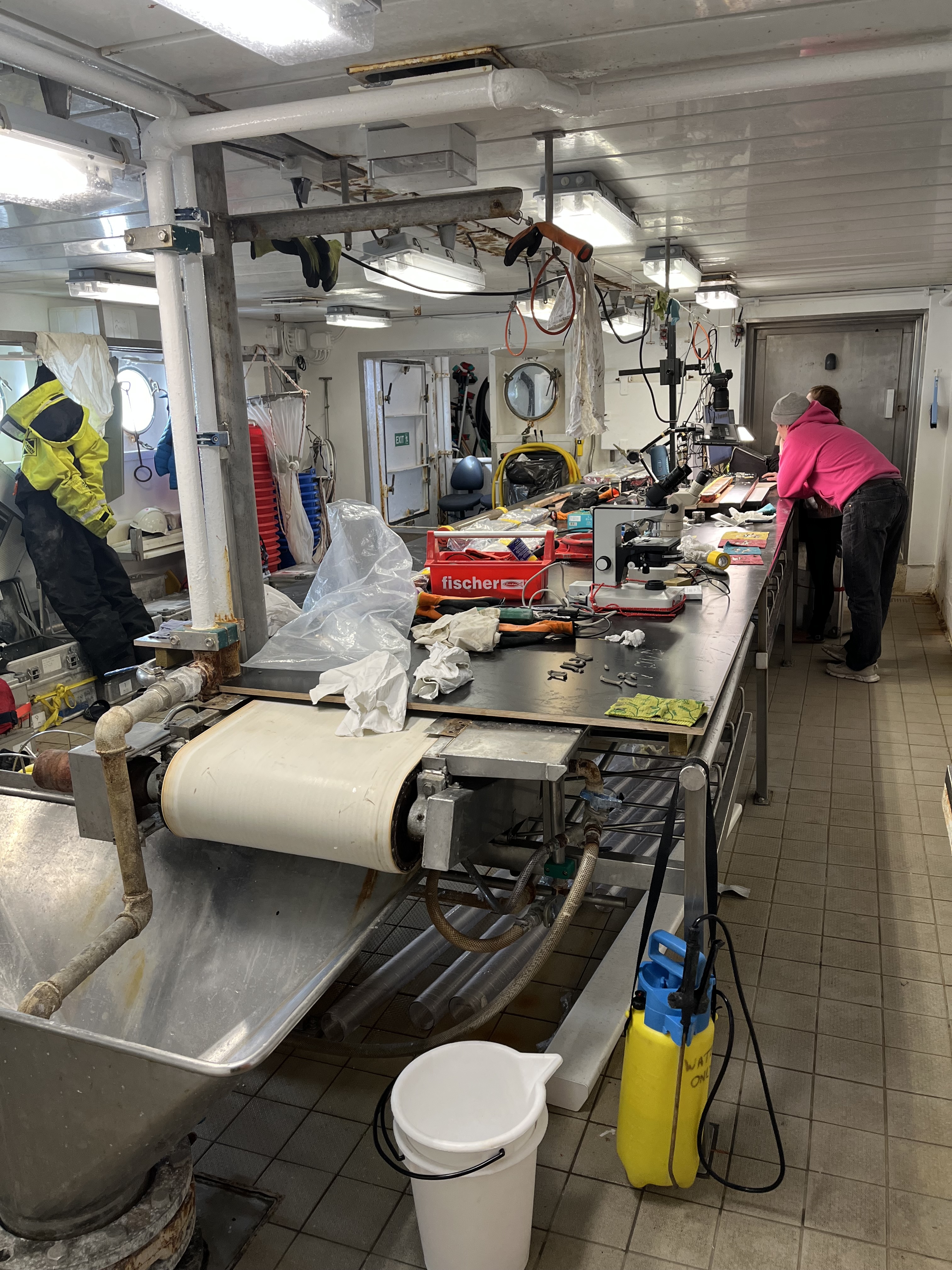 Sediment lab-Colin Stedmon