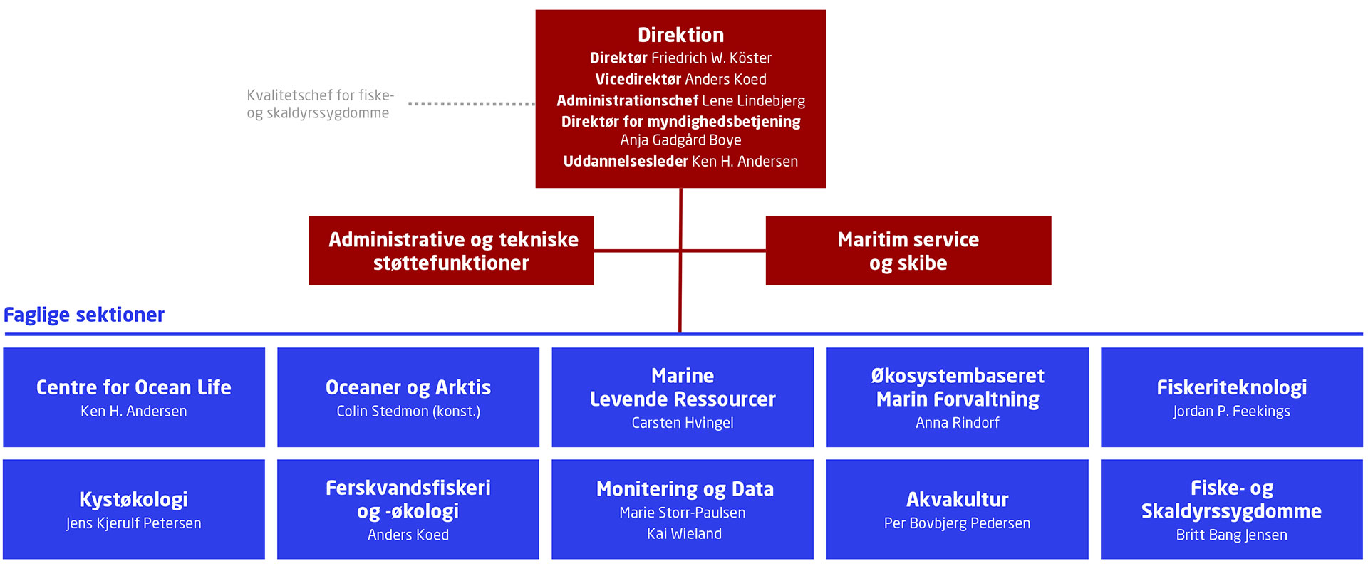 DTU Aquas organisation
