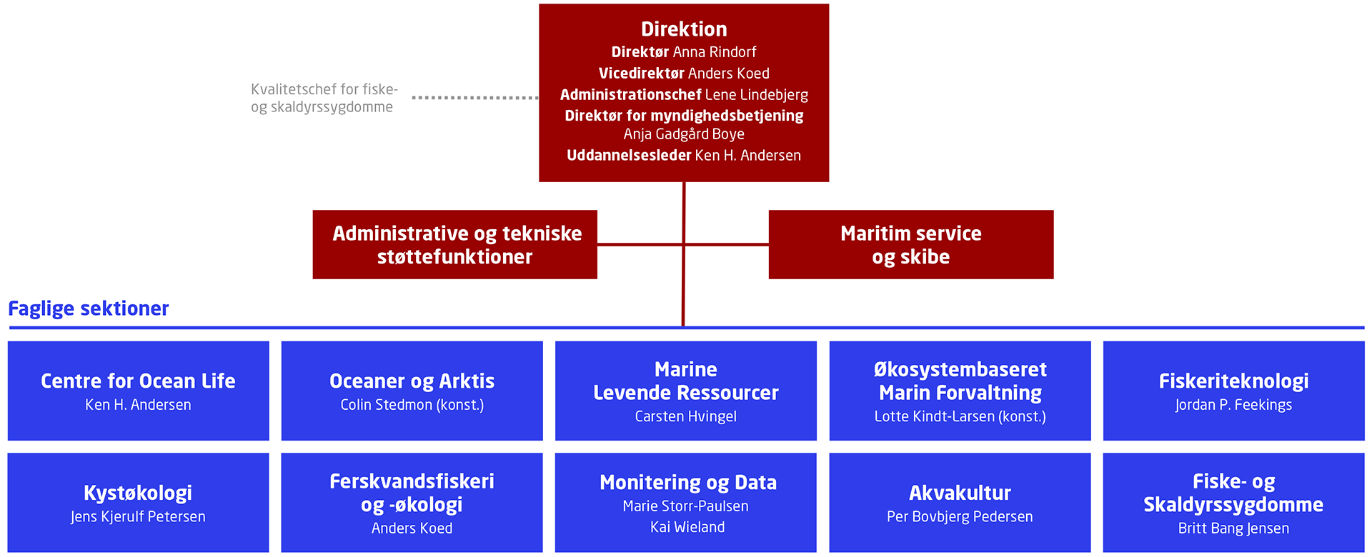 DTU Aquas organisation