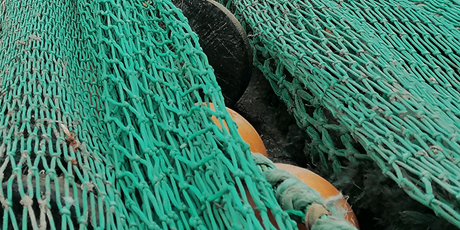 Fishing net. Photo: DTU Aqua