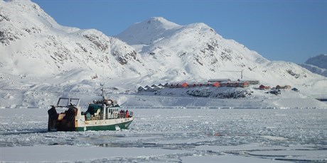 Grønlands snedækkede bjerge og frosne kyst. Photo: COLOURBOX.